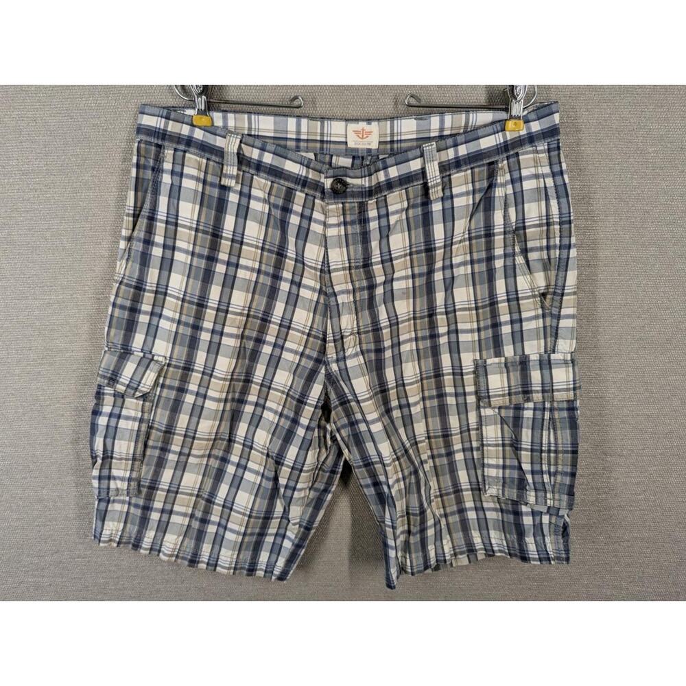 Dockers Cargo Shorts Size 36 Plaid -0124C82